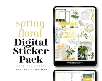May Digital Planner Stickers  | Spring 2023 | For Scrapbooking  | Instant Download | GoodNotes Stickers | iPad planning | Mother's Day