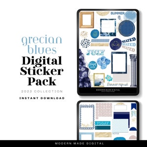 July Digital Planner Stickers  | Summer 2023 | For Scrapbooking  | Instant Download | GoodNotes Stickers | iPad planning | Summer Vacation