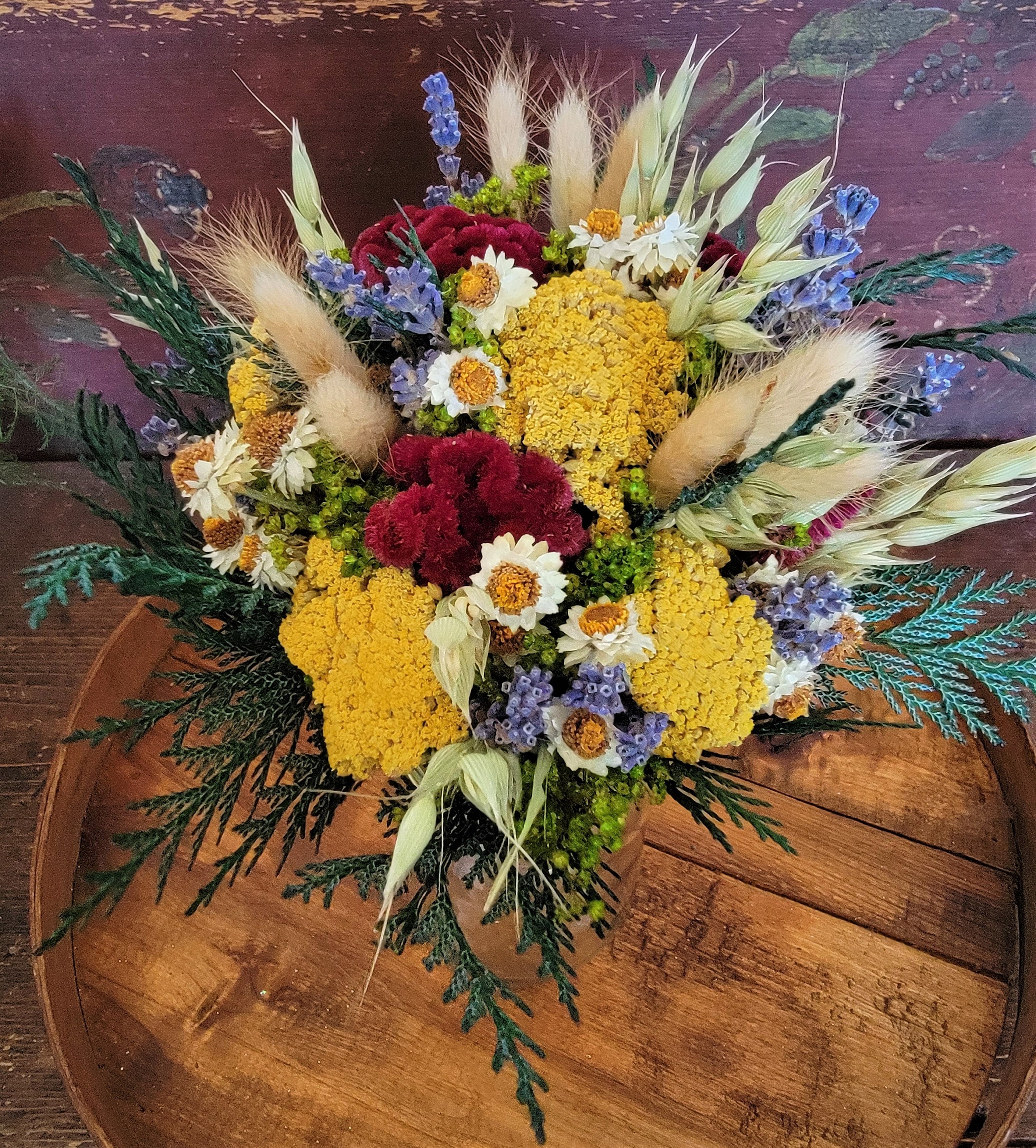 Get Well Tussie Mussie Bouquet Dried Flower Bouquet Dried Etsy