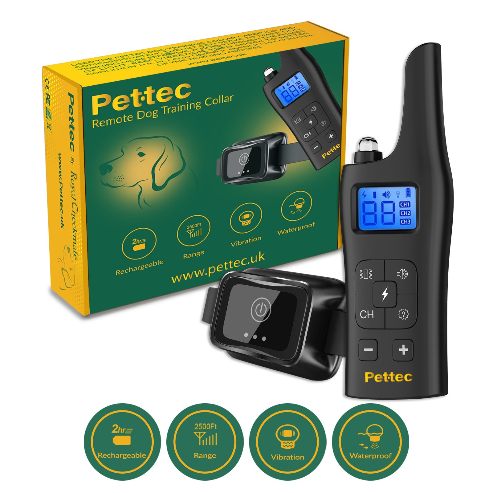 pet tech training collar