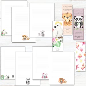 JW Stationary download, Letter Writing Paper with QR Codes to Website And  Bookmarks, US Letter And A4 Sizes