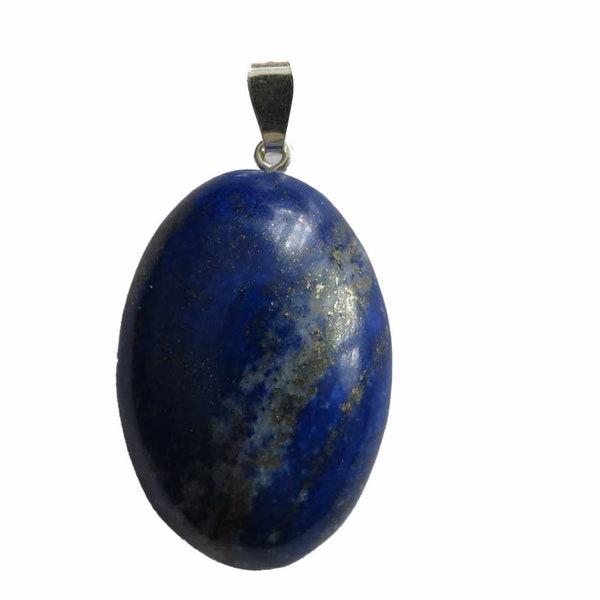 Lapis-Lazuli Stein Anhänger groß, Stein Schmuck Lapis