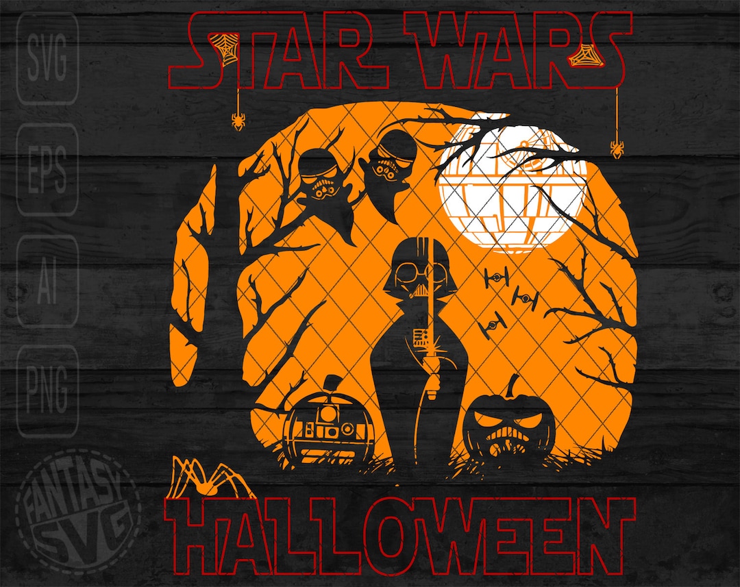 Star Wars Halloween R2D2 C3PO Darth Vader Boba Fett Ghost Etsy