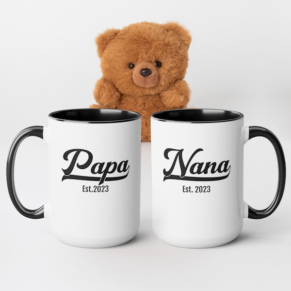 Nana and Papa Gift Coffee Mug