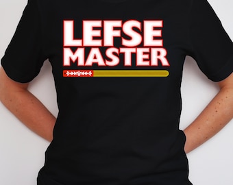 Lefse Master T Shirt Scandinavian Stick Image