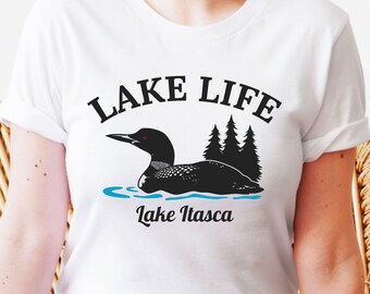 Lake Life Loon Tshirt Personalized Shirt