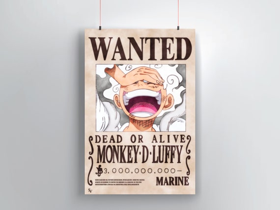 OFFICIAL Monkey D Luffy Wanted Posters 【 Update January 2024】