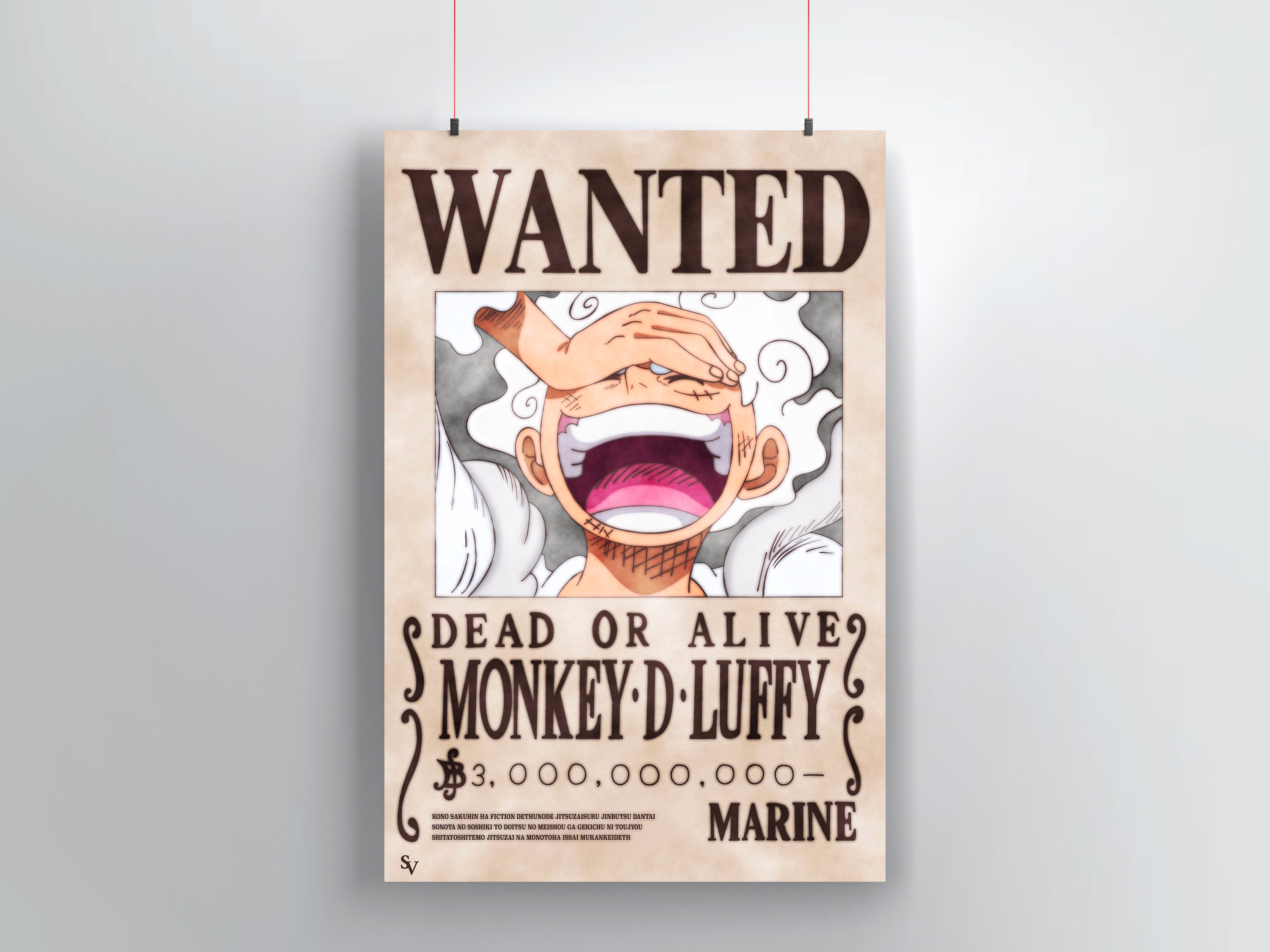 Luffy's New Wanted Poster 