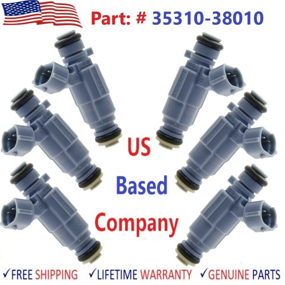 6x Fuel Injector for HYUNDAI XG350 3.5L V6 Etsy