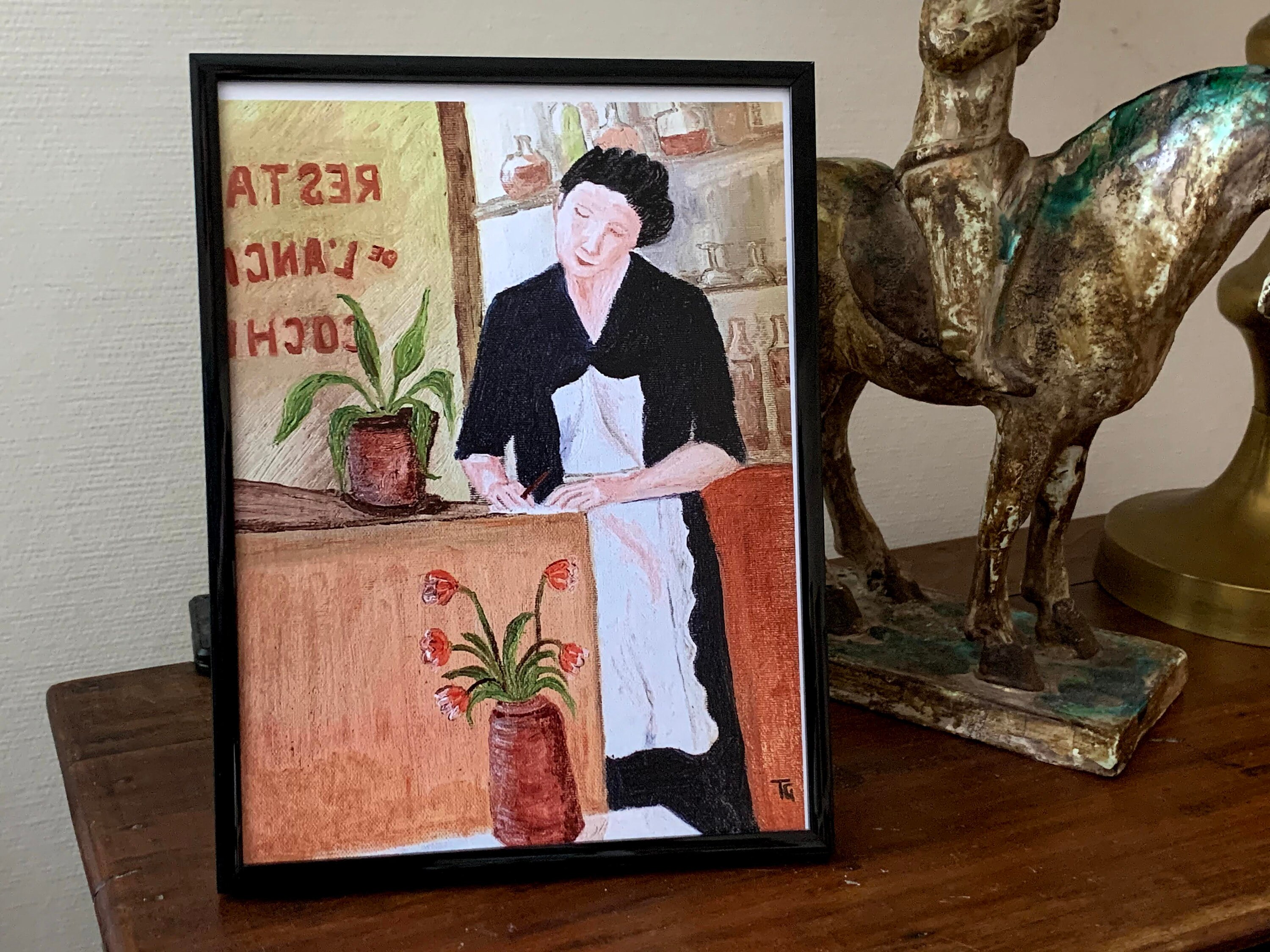 Reproduction d'une Peinture A L'huile Originale