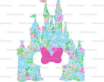 Lilly Inspired // DisneyCastle // PNG // Arquivo digital // Download de sublimação