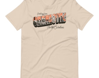 Pozdrowienia z Charlotte - Koszulka Charlotte North Carolina - Unisex