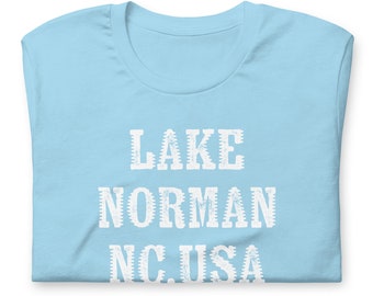 Lake Norman North Carolina, Tee Shirt, Unisex