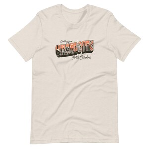 Greetings From Charlotte - Charlotte North Carolina Tshirt - Unisex