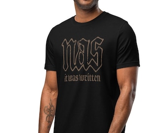 Nas Tshirt, Ether, Hip Hop Inspired, Unisex