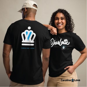 Charlotte Tshirt, North Carolina Tshirt, Queen City Tshirt, CLT Tshirt, Carolina Love Tshirt, Unisex