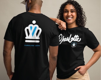 Charlotte NC T-Shirt: Queen City CLT Unisex Tee