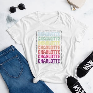Charlotte Shirt, North Carolina T-Shirt, Women, CLT, Charlotte NC Shirt, Charlotte North Carolina Shirt