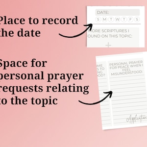 Bible Study Journal Printable 60 Topical Bible Studies - Etsy