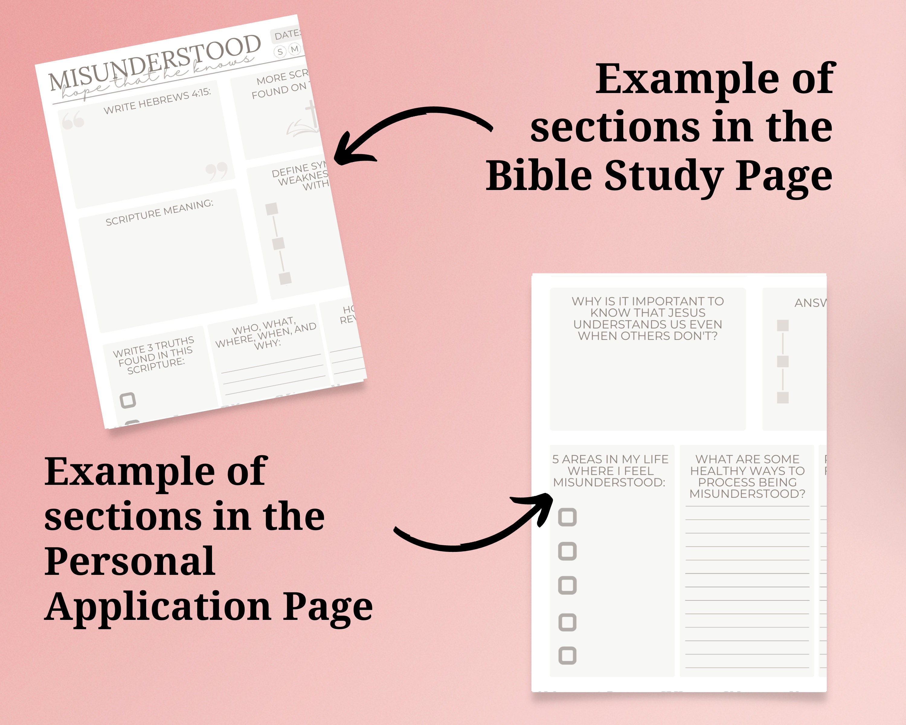 Bible Study Journal Printable 60 Topical Bible Studies - Etsy