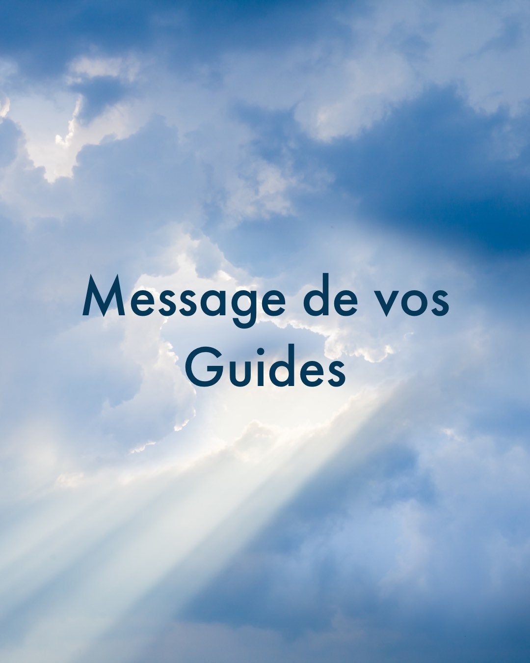 Message de Vos Guides