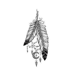 feather Temporary tattoo, feather tattoo| black feather tattoos | festival tattoo | summer tattoo| tattoo design, tattoo ideas, tattoo flash