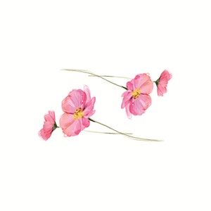 Wildflower tattoo, Temporary Tattoos, Floral Tattoo, Flower Tattoo, Festival Tattoos, Tiny Tattoo, Fake Tattoo, Boho tattoo, Tiny tattoo