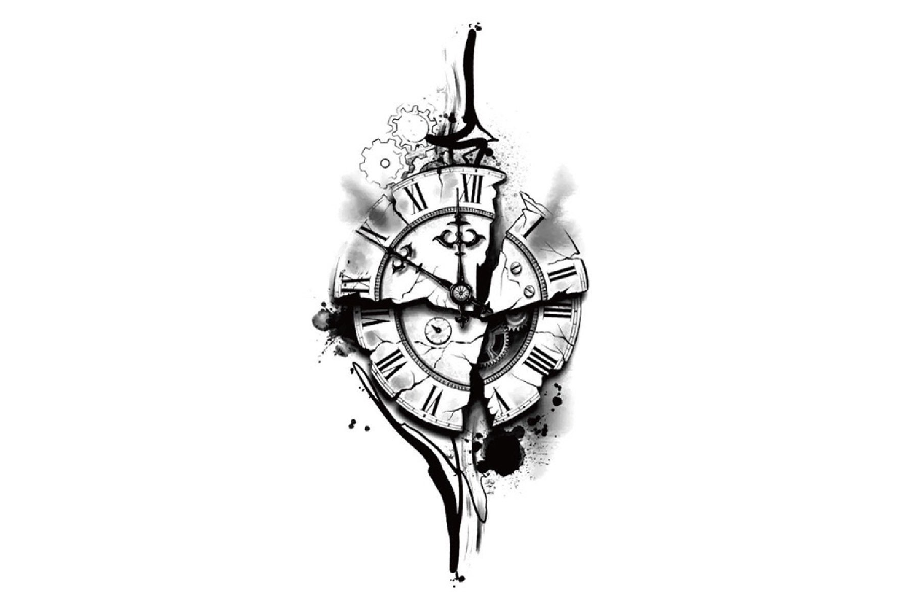 Clock Tattoo  Drawing Skill