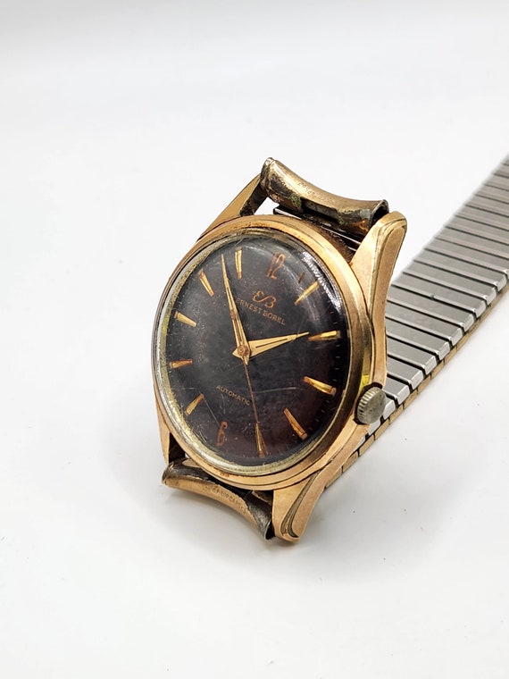 Rare Ernest Borel automatic "Compressor" watch, ru