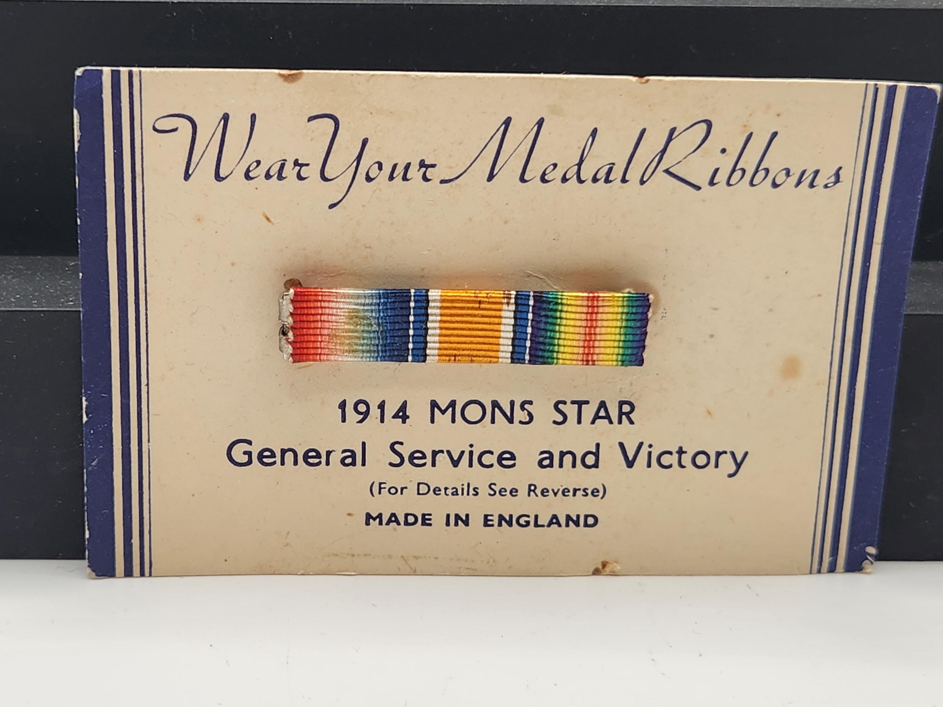 Lot of Five (5) British Medal Ribbons, on Original Cards - Etsy