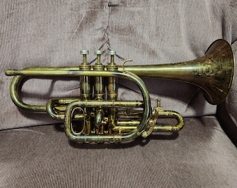 Exceptionally rare 1904 Missenharter cornet - in top playing condition!