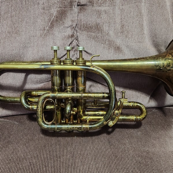 Exceptionally rare 1904 Missenharter cornet - in top playing condition!