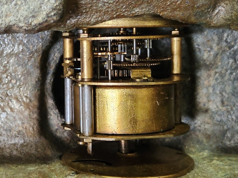 1924 Mantle Clock Heavy Brass US Capitol Building Clock Etsy