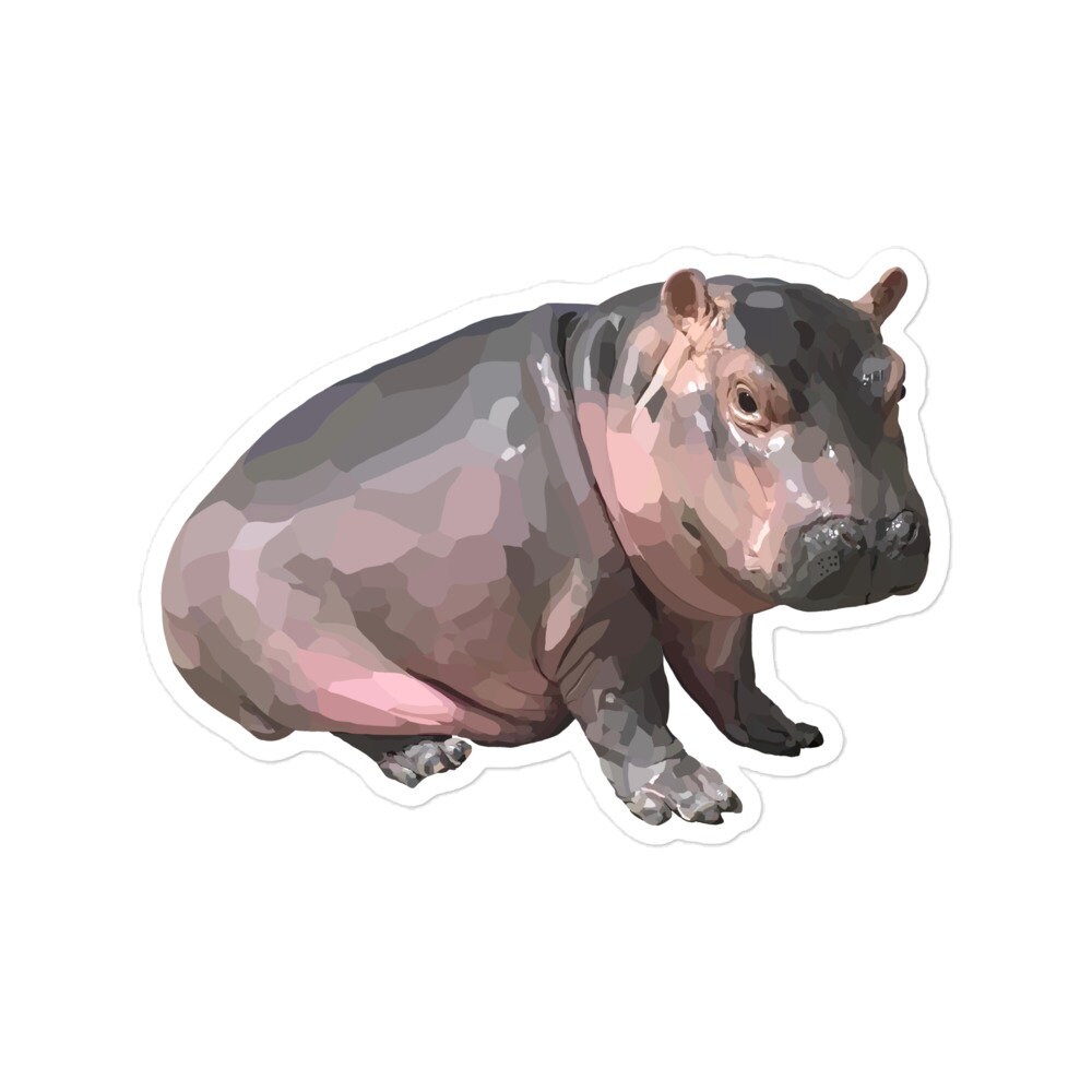 Fiona the Hippo Sticker Baby Hippopotamus, Fiona and Fritz From the ...