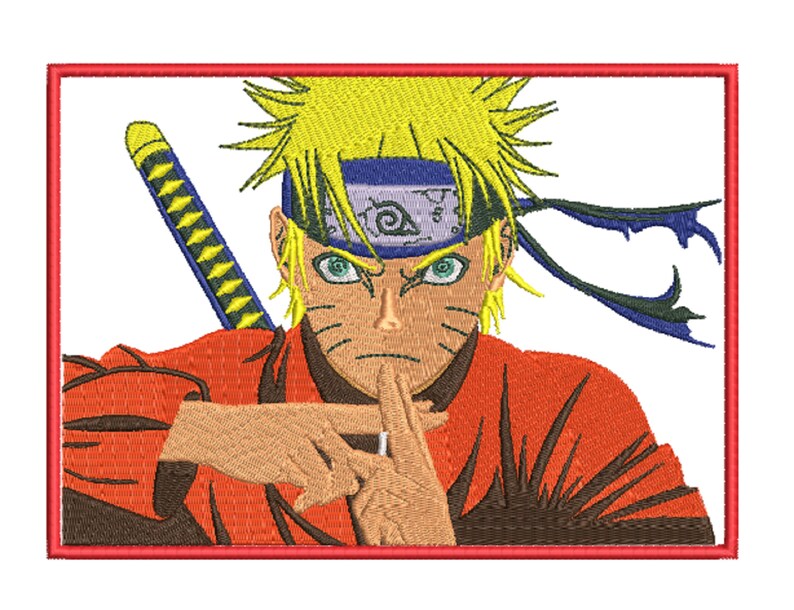 Naruto machine embroidery embroidery design pes machine file  etsy
