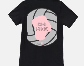 Dig Pink Volleyball - Etsy