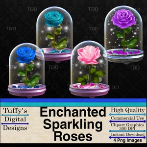 Elegant glass Roses. Each one is a beautiful color with great detail. High quality designs. These add a touch of class to scrapbooking.