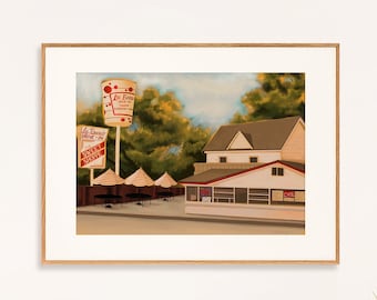 La Beau's at Bear Lake, Utah Unframed Fine Artist Print