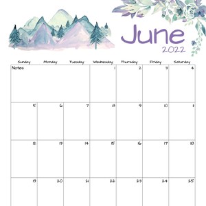 june calendar june 2022 printable calendar chickens etsy