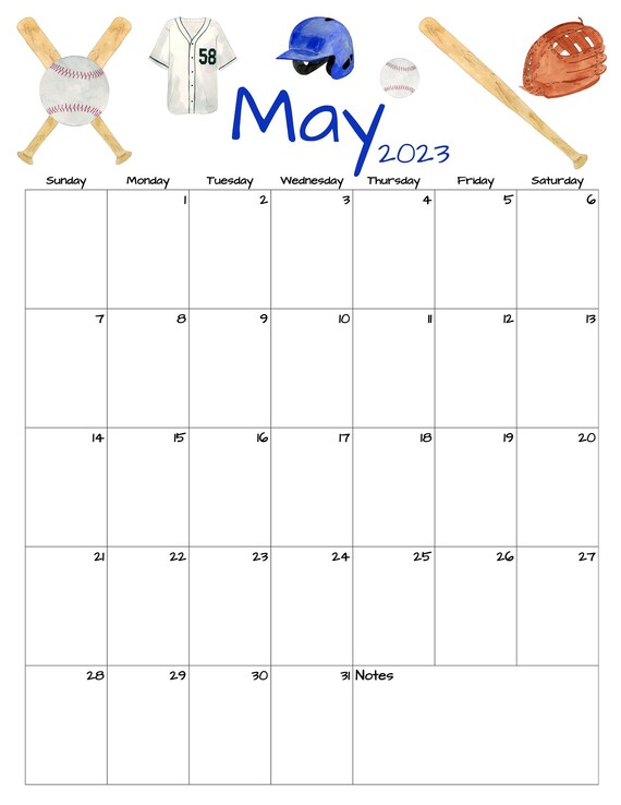 Fillable/editable May Calendar May 2023 Printable Calendar - Etsy