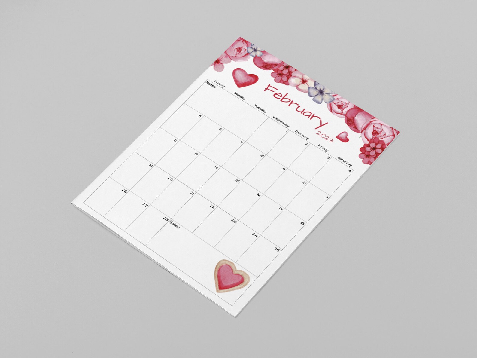 Fillable/editable February Calendar February 2023 Calendar - Etsy