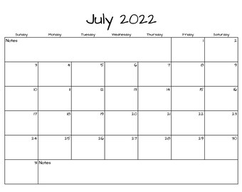 printable calendar etsy