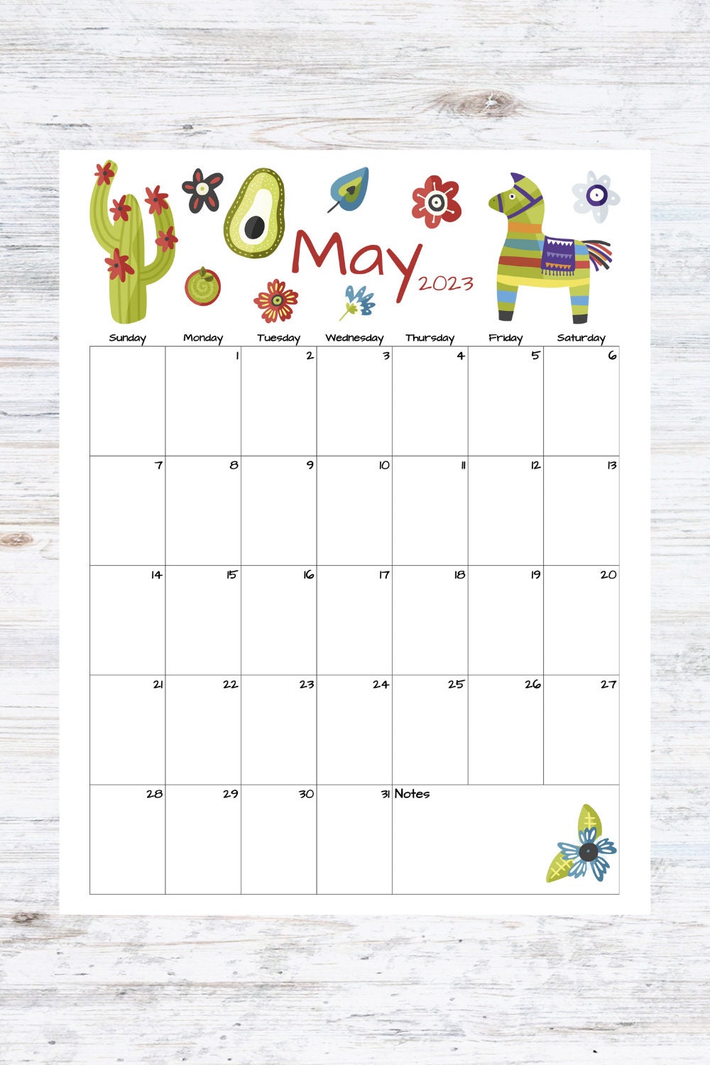 Fillable/editable May Calendar May 2023 Printable Calendar Etsy