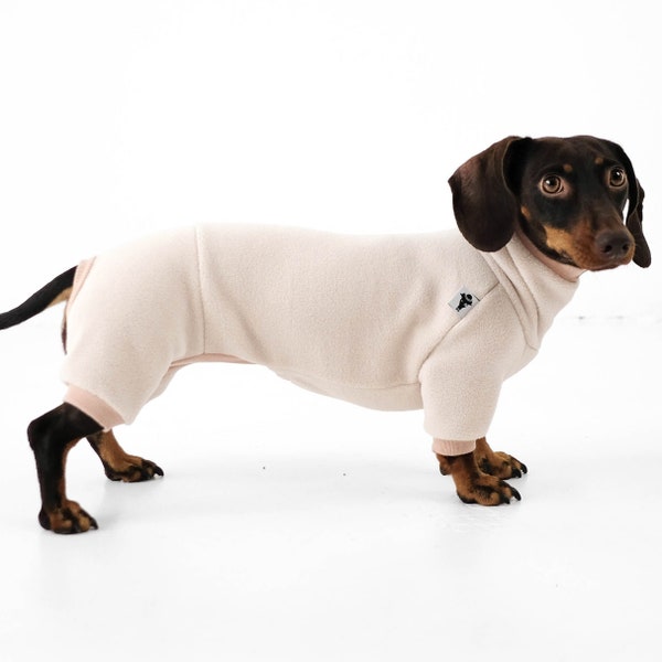 Dachshund Jumpsuit Sand