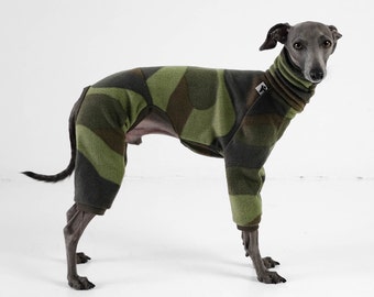 Italian Greyhound jumpsuit camouflage