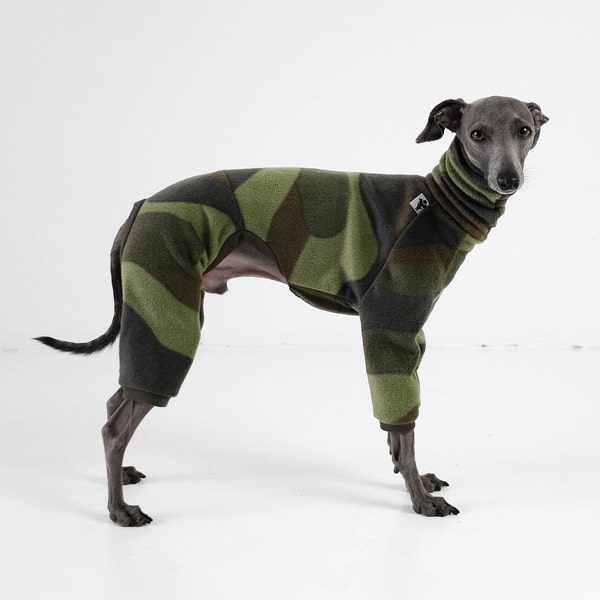 Italian Greyhound Jumpsuit Camouflage