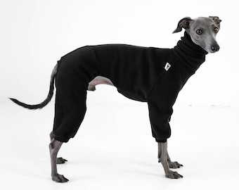 Italian Greyhound Jumpsuit Black