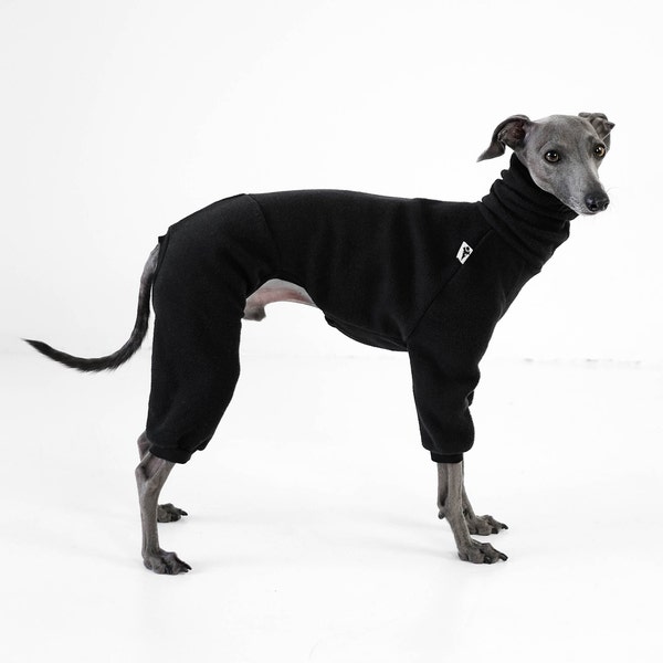 Italian Greyhound Jumpsuit Black