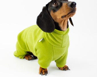 Dachshund Jumpsuit Light Green