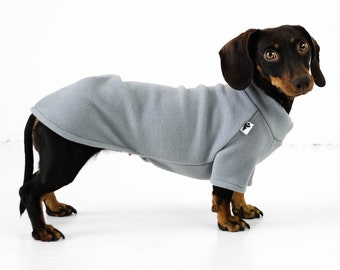 Dachshund Sweater Light Grey